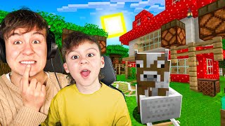 Mein KLEINER BRUDER SPIELT MINECRAFT [upl. by Yuht]