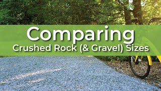 Comparing Crushed Rock amp Gravel Sizes and How Theyre Used [upl. by Eeliram]