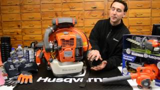 Husqvarna 580BTS 580BFS Back Pack Blower [upl. by Leirud865]