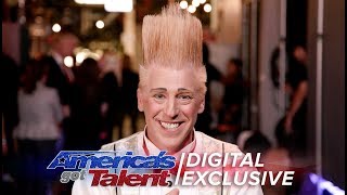 Elimination Interview Bello Nock Achieves His Dreams  Americas Got Talent 2017 [upl. by Eustis]