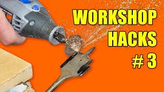 5 Workshop Hacks Part 3  Woodworking Tips and Tricks [upl. by Hsivat]