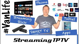 Campervan Streaming Internet TV IPTV Firestick Freeview TV Player [upl. by Yasmar]