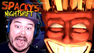 I PLAYED THE WEIRDEST HORROR GAME EVER MADE FOR THE THIRD TIME  Spackys Nightshift Revisited [upl. by Adoree]