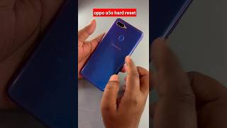 oppo a5s hard reset 2024  oppo mobile ka lock kaise tode shorts [upl. by Anivlac693]