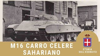 M16 carro celere sahariano  Il crusader italiano [upl. by Hebner]