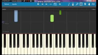 Naruto  Kimimaros Demise Choujis Theme Piano Tutorial Synthesia Incomplete [upl. by Rimas]