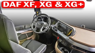 Allnew DAF XF XG amp XG Interior amp Features Explained [upl. by Eelsel]