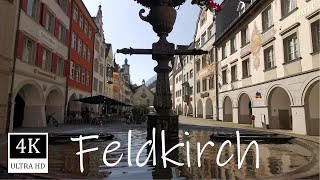 Austria  Feldkirch  Walking through the City Feldkirch 4K UHD  Real Sound with Beautiful Video [upl. by Marmion]