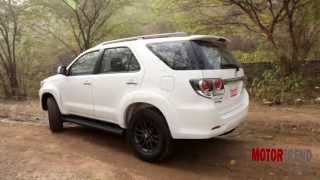 New 2015 Toyota Fortuner 4x4 Automatic Review  Motor Trend India [upl. by Akirdnas]