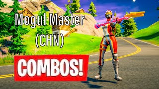 Best Mogul Master CHN Combos  Fortnite Battle Royale [upl. by Adiarf]