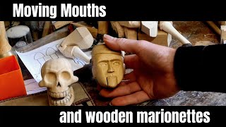 Moving mouths on wooden marionettes [upl. by Nomde]