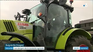 Sécurité routière agricole  apprentissage à la conduite dengins [upl. by Tedman]