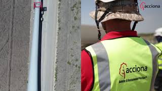 Máxima actividad en el parque eólico El Cortijo México  ACCIONA [upl. by Ecnaled158]