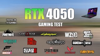 RTX 4050 Laptop  Test in 14 Games  RTX 4050 Gaming [upl. by Wallis4]