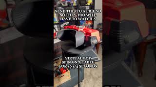 THE VIRTUAL BOY CAN SPIN shorts gamecollecting retrogaming nintendocollectorvirtualboy [upl. by Tormoria387]