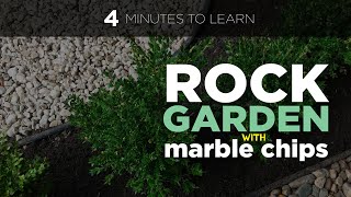 How to Build Rock Garden with Marble Chip [upl. by Serge761]