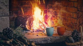 Beautiful Instrumental Christmas Music with Fireplace Yule Log quotChristmas Wishesquot By Tim Janis [upl. by Haile711]