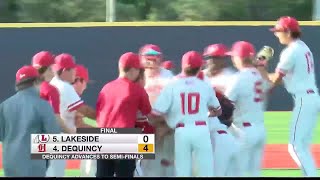 SWLA LHSAA Baseball Quarterfinal Scores and SemiFinal Matchups [upl. by Ognimod164]