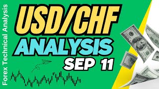 USD CHF Technical Analysis for September 11 2024 [upl. by Mahseh252]