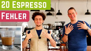 20 Fehler beim Espresso zubereiten [upl. by Joannes]