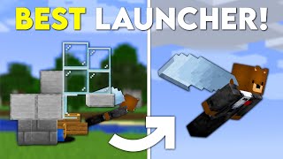 Minecraft BEST ELYTRA Launcher  Tutorial 120 [upl. by Willard]