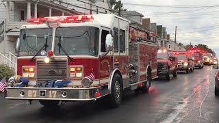 Coaldale Fire Co Lights amp Sirens Parade and Tower 4024 Housing [upl. by Aronle]