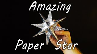 How to Make a 3D Paper Star [upl. by Niattirb]