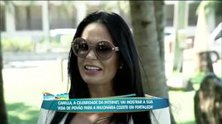 Milionária Cozete Gomes encara um Dia de Pobreza com a youtuber Camilla Uckers [upl. by Hayila69]