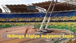 Stade Amahoro ikibuga kiratunganyijwe kabaye kiri gutegurirwa tapis ndetse nubwatsi [upl. by Niras877]