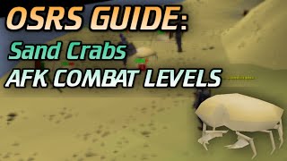 Old School Runescape Guide  Sand Crabs  AFK Combat XP [upl. by Eidnam]