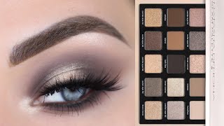 Natasha Denona Glam Palette  Cool Toned Eyeshadow Tutorial [upl. by Nossyla339]