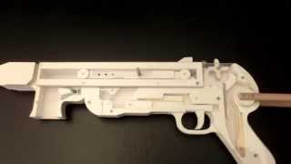 MP40 Rubberband Gun insight view [upl. by Llerdnam776]