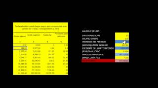 CALCULO DE ISR POR SALARIOS Y SUBSIDIO PARA EL EMPLEO [upl. by Marguerite]