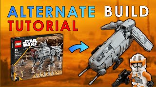 Lego GUNSHIP Alternative Build from ATTE 75337  Instructions [upl. by Issim937]