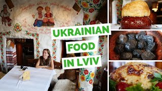 Ukrainian Food Review  5 traditional dishes to eat in Lviv Ukraine [upl. by Edd]