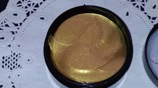 DOES IT WORK 24K Gold Collagen Under Eye Mask  Review and Demo Skincare Treatment AntiAging [upl. by Pinckney332]