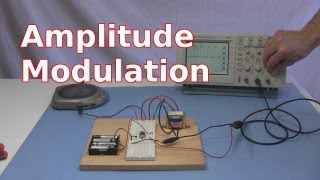 Amplitude Modulation with Simple AM Radio Transmitter [upl. by Godber]