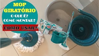 Mop Giratório O que é Como Montar Como usar [upl. by Bushore539]