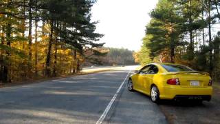 2005 GTO Launch  3quot Magnaflow Competition Series Exhaust [upl. by Benildis]