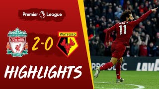 Liverpool 20 Watford  Salahs sensational double sees off Watford  Highlights [upl. by Vadnee]