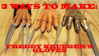 3 Ways to Make Freddy Kruegers Gloves [upl. by Naitsyrk124]