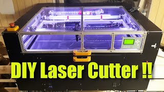 Homemade 40 Watt CO2 Lasercutter [upl. by Elleval]