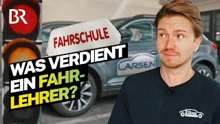 Fit für den Führerschein in der Fahrschule Das verdient ein Fahrlehrer  Lohnt sich das  BR [upl. by Idnat]