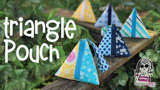 Triangle Pouch  with no exposed seams [upl. by Benny]