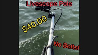 Livescope Pole  No Bolts Fully portable [upl. by Zaob]