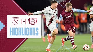 West Ham 11 Bayer 04 Leverkusen  Valiant Second Leg Effort At Home  UEFA Europa League Highlights [upl. by Mountford]