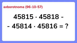 961057  Matematika  Axborotnoma Testlar Toplami [upl. by Imoian674]