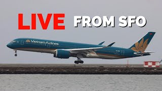 LIVE 🔴 San Francisco International Airport SFO  LIVE ATC [upl. by Storm]