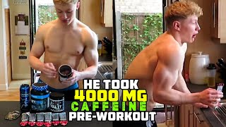 He Took 4000 MG CAFFEINE PreWorkout This Is What Happened To Him [upl. by Htiffirg]