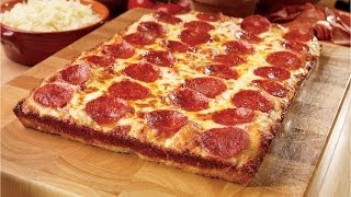 Square Pan Pizza Recipe [upl. by Brink950]